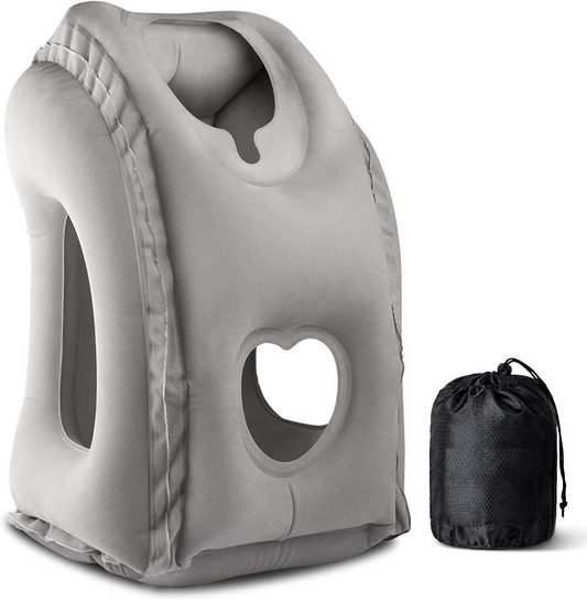TravelEase™ - The Inflatable Travel Pillow